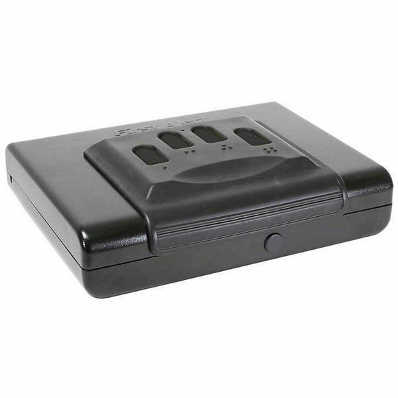 First Alert Portable Handgun or Pistol Safe with Digital Lock and Override Key
