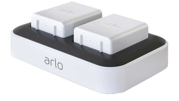 Arlo Ultra & Pro 3 Charging Station with Two Additional Rechargeable Batteries