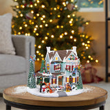 Animated Disney Holiday House with Lights and Music, Classic Disney Gang