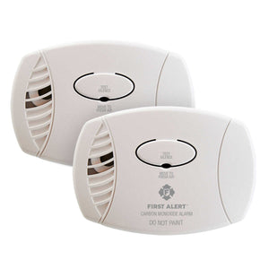 First Alert CO605 Carbon Monoxide Plug-In Alarm with Battery Backup, 2-pack