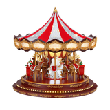 Grand Holiday Carousel with 240 LED Lights