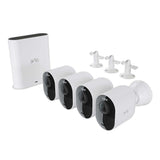 Arlo Ultra 2 Spotlight Camera Wire-Free Security System, 4 Camera with Total Security Mount