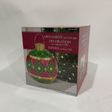 Oversized Bauble Ornament with LED Lights in 2 Design 20 Inches