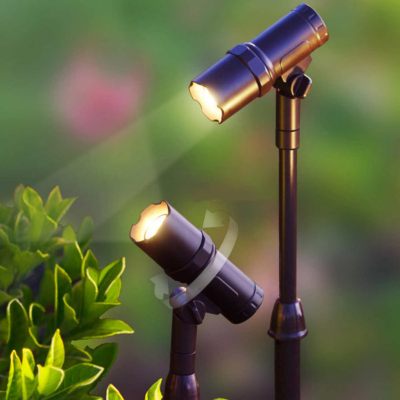 SmartYard Solar LED Spotlight, 2 Pack Spot Light Lawn Garden Landscape Lighting