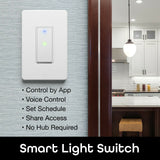 Geeni Smart Wi-Fi Tap Light Switch, 2-pack