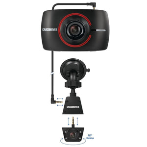 Car and Driver Dash Cam, Road Patrol 1080p Touch Duo Dash Camera