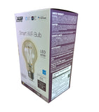 Feit Electric Smart Wi-Fi A19 LED Filament Smart Glass Bulb, 4-Pack
