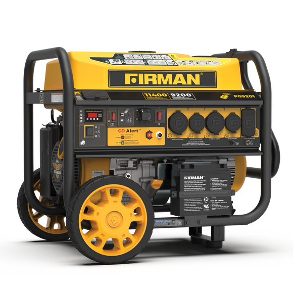 Firman Gasoline Powered Generator with Remote Start, 11,400/9200w