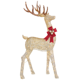 Christmas Lighted LED Deer Family, 3 Majestic Deer Steady on or Twinkling