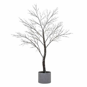 7' Potted Flocked LED Tree Indoor/Outdoor 280 LED lights Christmas Decor Holiday