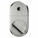 August Smart Lock + Connect Wi-Fi Bridge, Satin Nickel, Works with Alexa, Keyless Home Entry from Anywhere