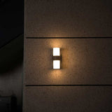 Lutec Smart LED Up/Down Outdoor Wall Light, Dimmable in Adjustable Colors