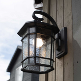 Koda Outdoor LED Wall Lantern, Automatic Dawn-to-Dusk Light Sensor