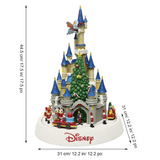 Disney Animated Holiday Castle with Parade, Music Lamp with Lights