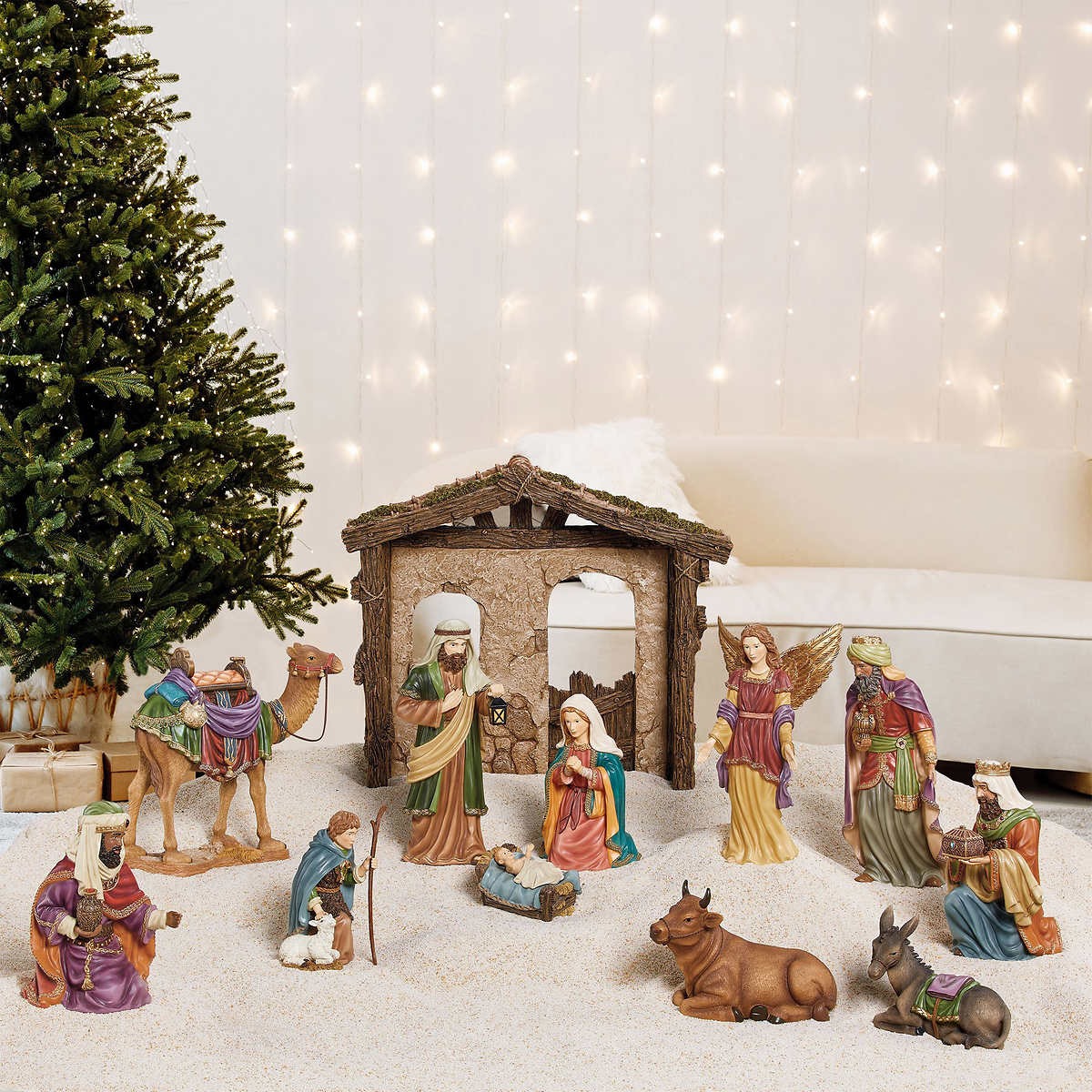 Kirkland Signature Nativity Set, 13-Piece Set Tall 1.2