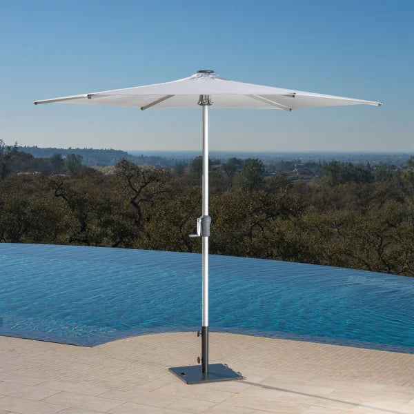 SunVilla Stirling 10 ft. Solar LED Market Umbrella, Hexagonal